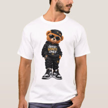 T-Shirt Urban Bear Good Vibes