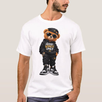 T-Shirt Urban Bear Good Vibes