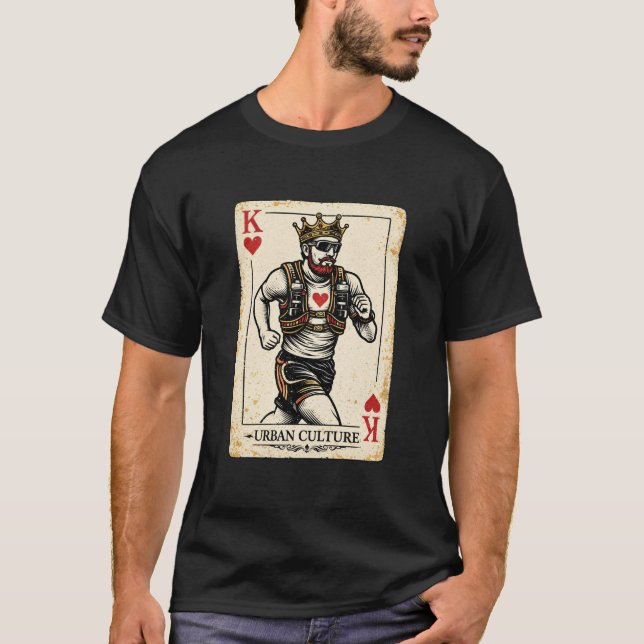 T-shirt Urban Culture Running - King Of Hearts (Devant)