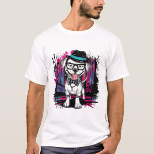 T-shirt Urban Pup : Graffiti Art Dog Design