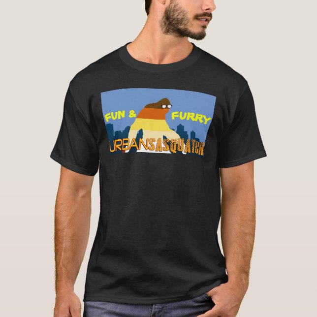 T-shirt Urban Sasquatch Fun & Furry Bear Pride Edition (Devant)