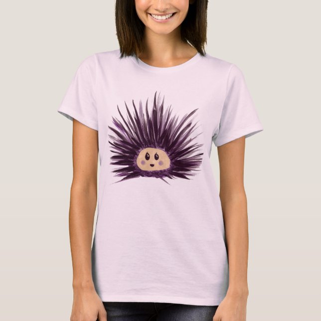 T-shirt Urchin marin de VANA (Devant)