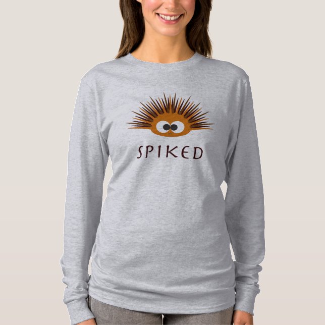 T-shirt Urchine de mer orange mignonne (Devant)