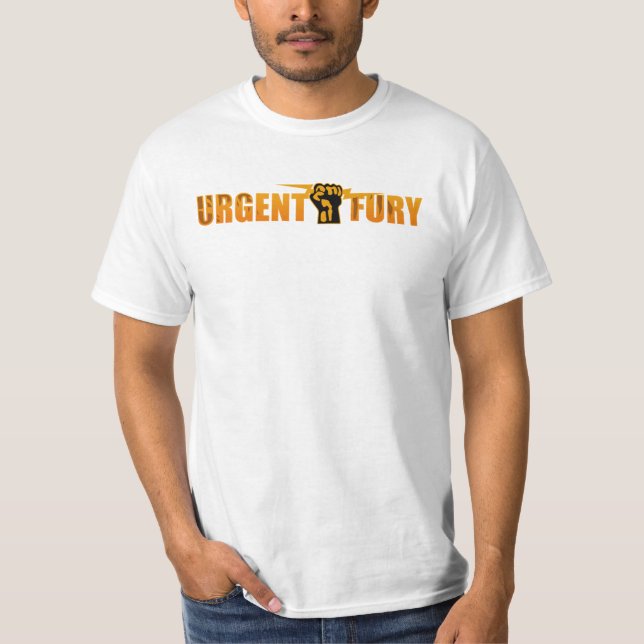 T-shirt urgent de remise de fureur (Devant)
