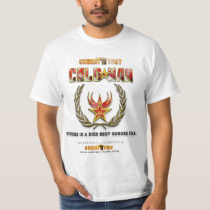 T-shirt urgent de valeur de guerre froide de