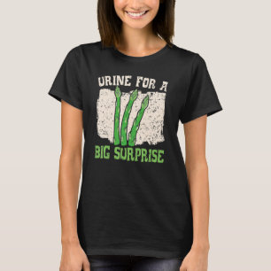 T-shirt Urine Pour Un Gros Asparagus Végétal Surprise