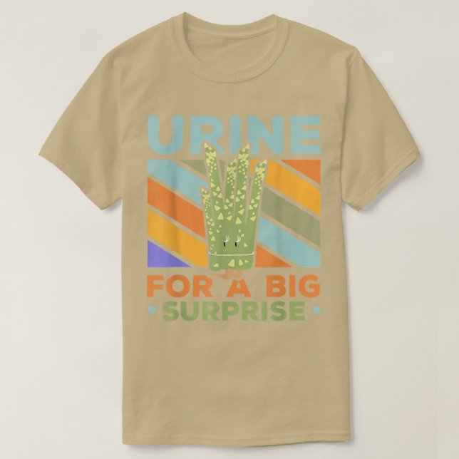 T-shirt Urine Pour Une Grande Surprise Asparagus Garden Ve (Design devant)