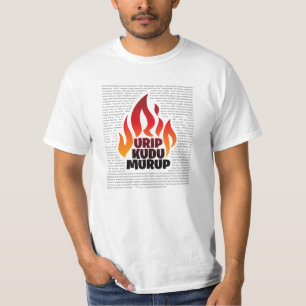 T-shirt Urip Kudu Murup - Falsafah Jawa