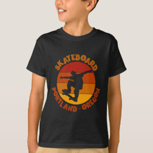 T-shirt Urne de skateboardeur de Portland Oregon Skateboar
