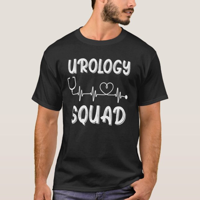 T-shirt Urologie Squad Cute Urologiste Infirmière Docteur  (Devant)