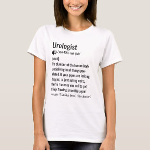 T-shirt urologue définition drôle urologie