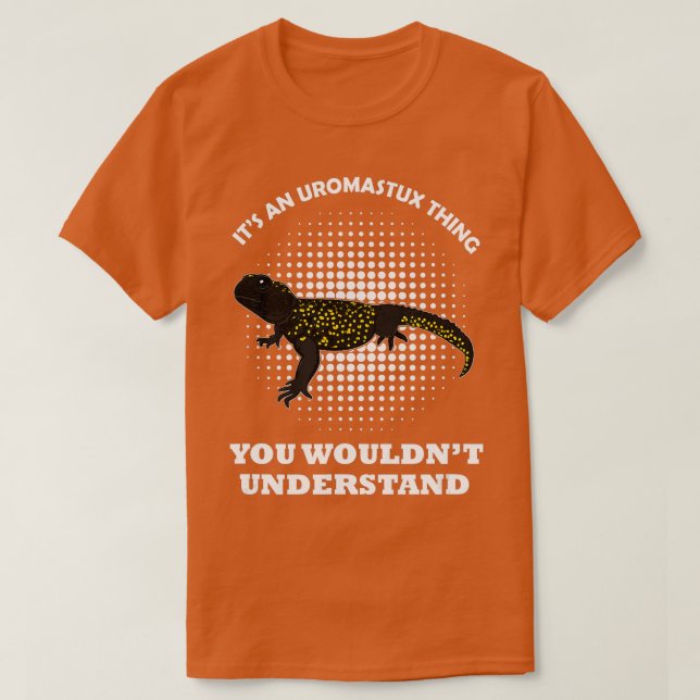 T-shirt Uromastyx reptile lézard animal de compagnie terra (Design devant)