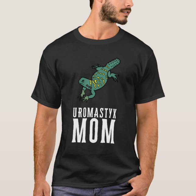 T-shirt Uromastyx Reptile Spiny Tailed Lizard Gecko Maman (Devant)