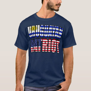 T-shirt Uruguay American Patriot Pride Patrimoine Drapeau 