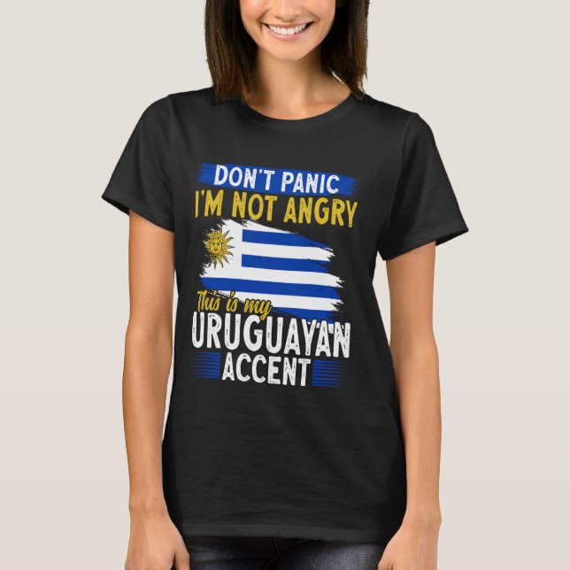 T-shirt Uruguay C'Est Mon Drapeau Uruguay Accent Uruguay (Devant)