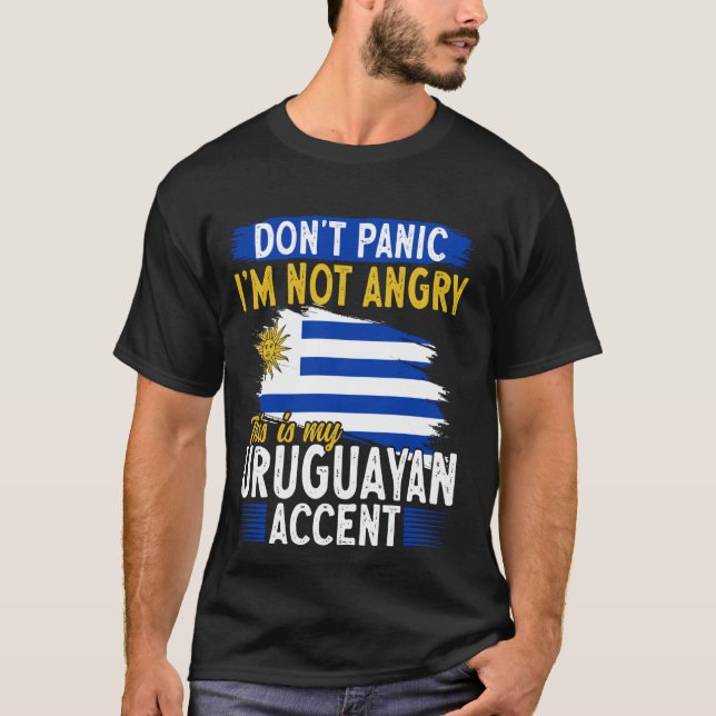 T-shirt Uruguay C'Est Mon Drapeau Uruguay Accent Uruguay (Devant)