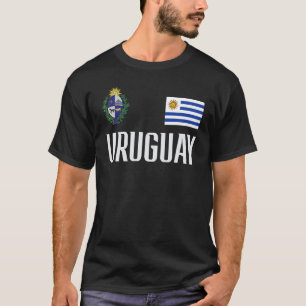 T-shirt Uruguay Drapeau Uruguayen Football Fan Hommes de f