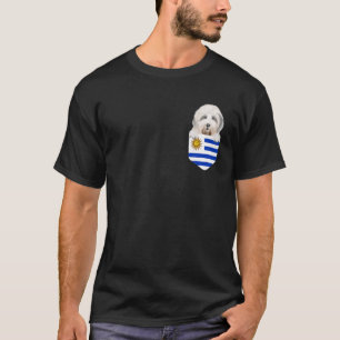 T-shirt Uruguay Drapeau Vieux Chien à chien de chien angla