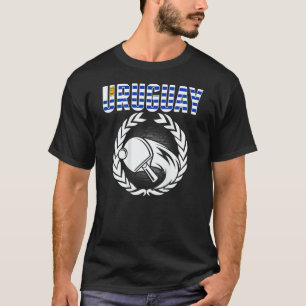 T-shirt Uruguay Ping Pong Support du tennis de table uru