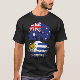 T-shirt Uruguay Uruguay Australie Australie racine arbre u