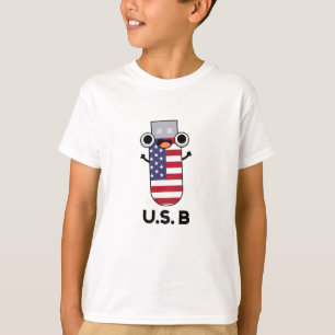 T-shirt US B Funny Pun des États-Unis