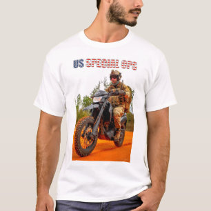 T-shirt US COMBAT SQUAD - US Special Ops Motorcycle