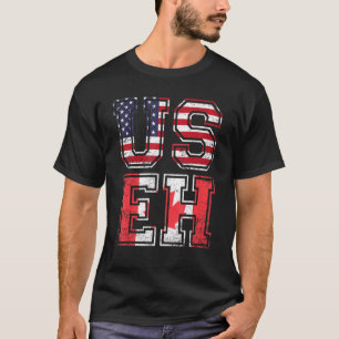 T-shirt Us Eh American Canadian Meme Citation 1