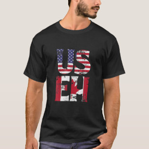 T-shirt US EH T American Canadian Funny Memote
