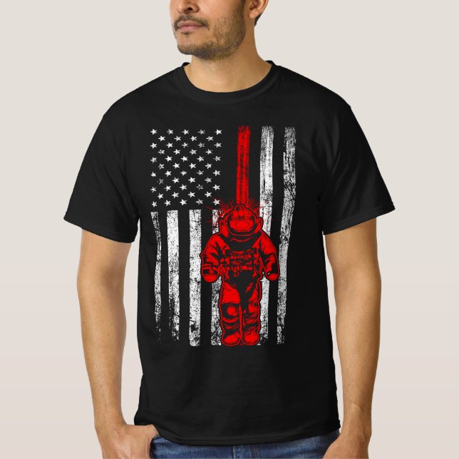 T-shirt US Flag EOD Tech (Devant)