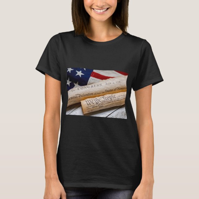 T-shirt US Founding Documents (Devant)