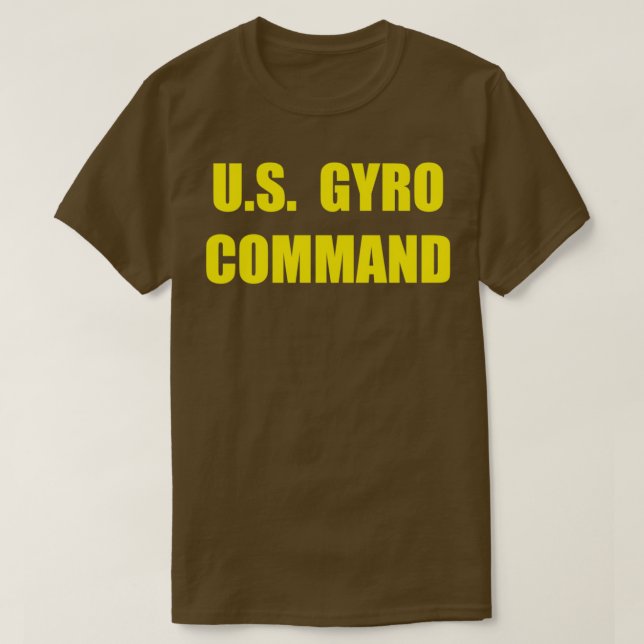 T-shirt US Gyro Command pour les pilotes de gyrocophe  (Design devant)