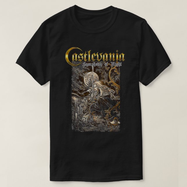 T-shirt US Konami Castlevania Symphony Bo Art 01 (Design devant)