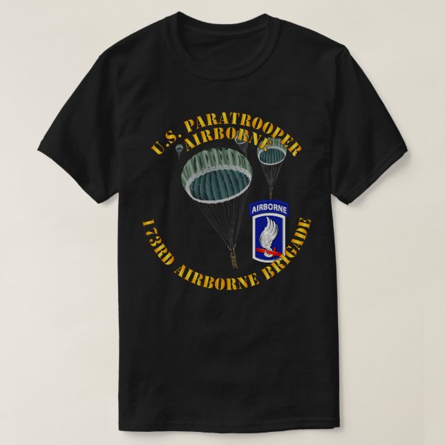 T-shirt US Parachutiste 173e Bde (Design devant)
