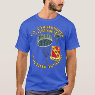 T-shirt US Parachutiste 319th Field Artillery DUI