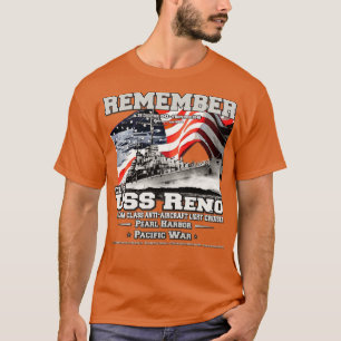 T-shirt US Reno CL96 Atlantaclass léger croiseur anciens