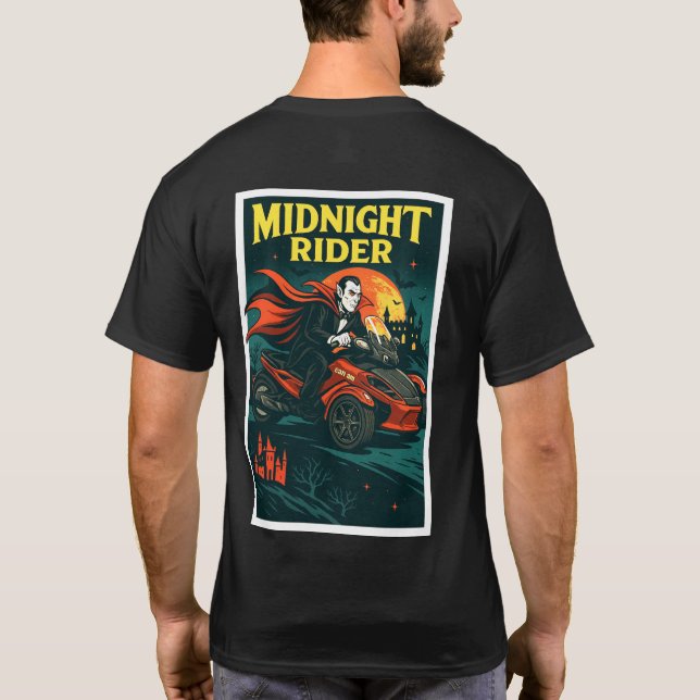 T-shirt US Spyder Ryders - Cavalier de la Nuit (Dos)