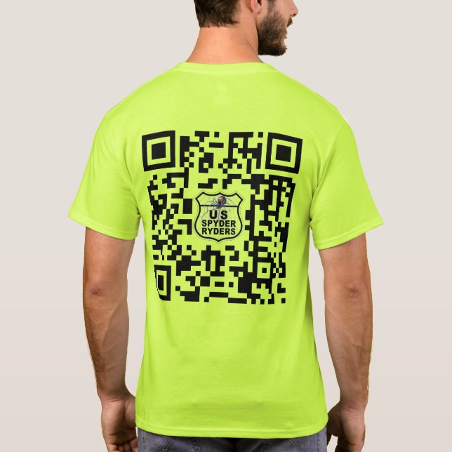T-shirt US Spyder Ryders - Code QR 2S (Dos)