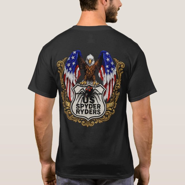 T-shirt US Spyder Ryders - Eagle 2s (Dos)