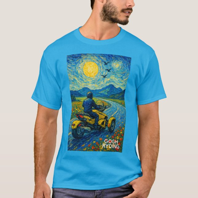 T-shirt US Spyder Ryders - Gogh Ryde 01 (Devant)