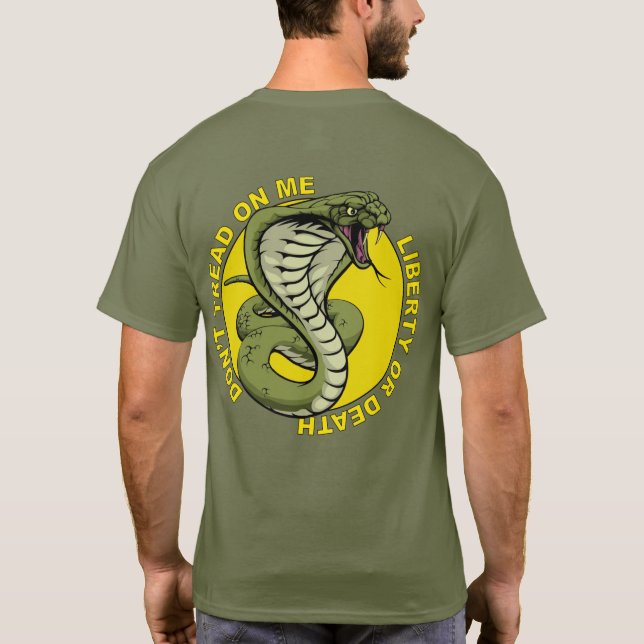 T-shirt US Spyder Ryders - Ne Marche Pas Sur Moi dos (Dos)