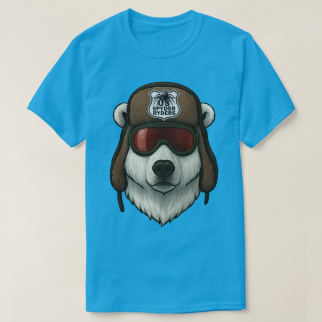 T-shirt US Spyder Ryders - Polar Bear4 (Design devant)