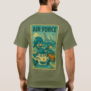 T-shirt US Spyder Ryders - Poster Go Airforce