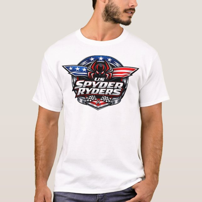 T-shirt US Spyder Ryders - RWB (Devant)
