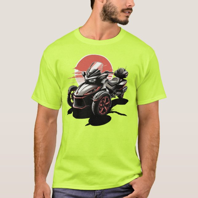 T-shirt US Spyder Ryders - Sun & Shadows (Devant)