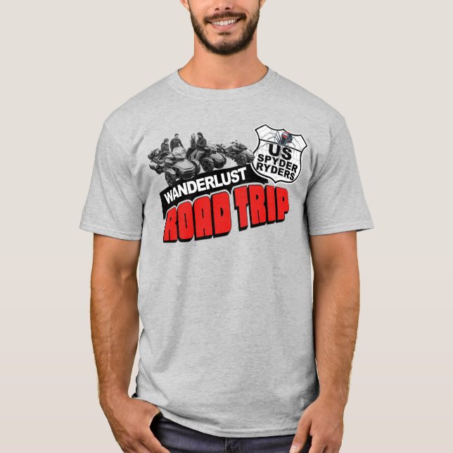 T-shirt US Spyder Ryders - Wanderlust (Devant)