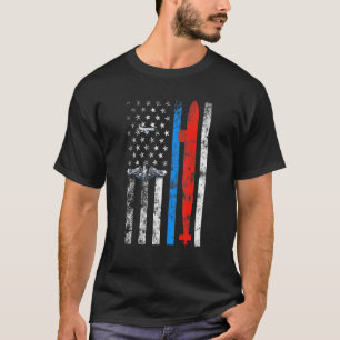 T-shirt US Submarine Silent Service Vétéran américain Drap