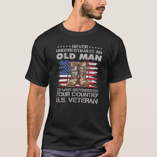 T-shirt US Veteran veterans day Us Patriot Premium (Devant)