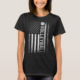 T-shirt US Volleball Practice USA Drapeau American Women M