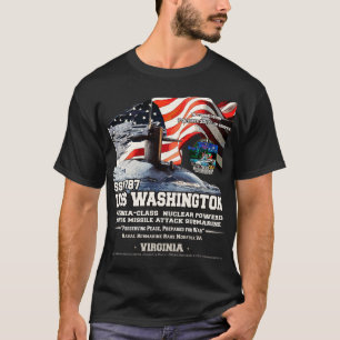 T-shirt US Washington SSN787 Anciens combattants sous-mari