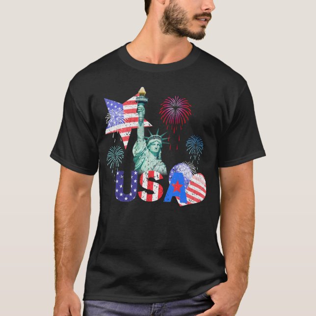T-SHIRT USA (Devant)